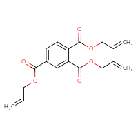 Chemical structure of 1,2,4-tris(prop-2-en-1-yl) benzene-1,2,4-tricarboxylate - CSSB00000705311
