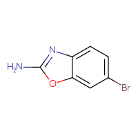 Chemical structure of 6-bromo-1,3-benzoxazol-2-amine - CSSB00010000678