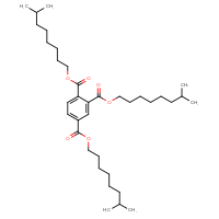 Chemical structure of 1,2,4-tris(7-methyloctyl) benzene-1,2,4-tricarboxylate - CSSB00000115198