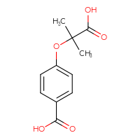 Chemical structure of 4-(1-carboxy-1-methylethoxy)benzoic acid - CSSB00010113708