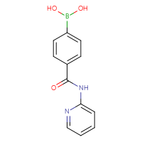 Chemical structure of {4-[(pyridin-2-yl)carbamoyl]phenyl}boronic acid - CSSB00000049381