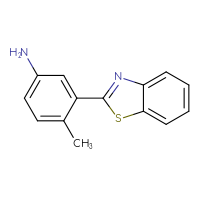 Chemical structure of 3-(1,3-benzothiazol-2-yl)-4-methylaniline - CSSB00001096295