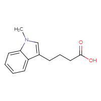 Chemical structure of 4-(1-methyl-1H-indol-3-yl)butanoic acid - CSSB00011258714