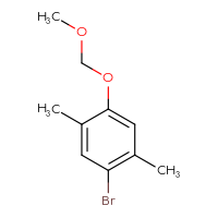 Chemical structure of 1-bromo-4-(methoxymethoxy)-2,5-dimethylbenzene - CSSB00011066074