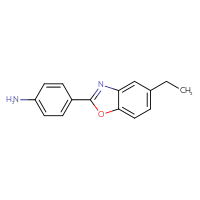 Chemical structure of 4-(5-ethyl-1,3-benzoxazol-2-yl)aniline - CSSB00000389846