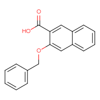 Chemical structure of 3-(benzyloxy)naphthalene-2-carboxylic acid - CSSB00000190937
