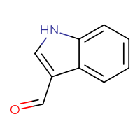 Chemical structure of 1H-indole-3-carbaldehyde - CSSB00000182151
