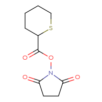 Chemical structure of 2,5-dioxopyrrolidin-1-yl thiane-2-carboxylate - CSSB00123875297