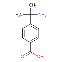 Chemical structure of 4-(2-aminopropan-2-yl)benzoic acid - CSSB00009891226
