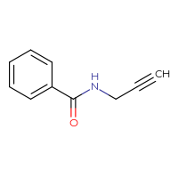 Chemical structure of N-(prop-2-yn-1-yl)benzamide - CSSB00000175919
