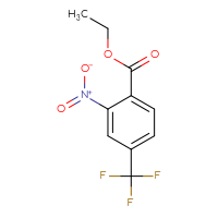 Chemical structure of ethyl 2-nitro-4-(trifluoromethyl)benzoate - CSSB00020613634