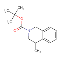Chemical structure of tert-butyl 4-methyl-1,2,3,4-tetrahydroisoquinoline-2-carboxylate - CSSB00103745856