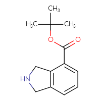 Chemical structure of tert-butyl 2,3-dihydro-1H-isoindole-4-carboxylate - CSSB00021929523