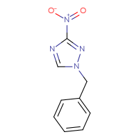 Chemical structure of 1-benzyl-3-nitro-1H-1,2,4-triazole - CSSB00000052047