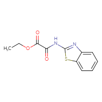 Chemical structure of ethyl [(1,3-benzothiazol-2-yl)carbamoyl]formate - CSSB00000262634