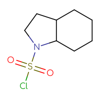 Chemical structure of octahydro-1H-indole-1-sulfonyl chloride - CSSB00013103007