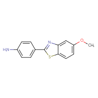 Chemical structure of 4-(5-methoxy-1,3-benzothiazol-2-yl)aniline - CSSB00025738386