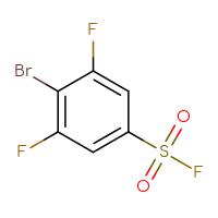 Chemical structure of 4-bromo-3,5-difluorobenzene-1-sulfonyl fluoride - CSSB00102872961