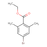 Chemical structure of ethyl 4-bromo-2,6-dimethylbenzoate - CSSB00015357178