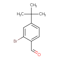 Chemical structure of 2-bromo-4-tert-butylbenzaldehyde - CSSB00000732126