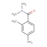 Chemical structure of N,N,2,4-tetramethylbenzamide - CSSB00000159655