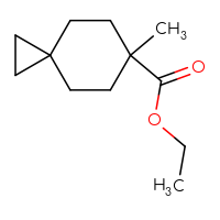 Chemical structure of ethyl 6-methylspiro[2.5]octane-6-carboxylate - CSSB06429838618
