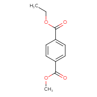 Chemical structure of 1-ethyl 4-methyl benzene-1,4-dicarboxylate - CSSB00000024493