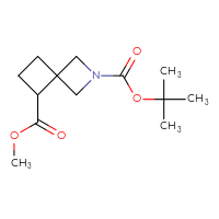 Chemical structure of 2-tert-butyl 5-methyl 2-azaspiro[3.3]heptane-2,5-dicarboxylate - CSSB00010116595