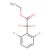 Chemical structure of ethyl 2-(2,6-difluorophenyl)-2,2-difluoroacetate - CSSB00011975629