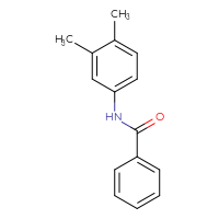 Chemical structure of N-(3,4-dimethylphenyl)benzamide - CSSB00000383299
