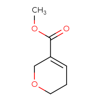 Chemical structure of methyl 5,6-dihydro-2H-pyran-3-carboxylate - CSSB00116209969