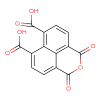 Chemical structure of 2,4-dioxo-3-oxatricyclo[7.3.1.0⁵,¹³]trideca-1(13),5,7,9,11-pentaene-8,10-dicarboxylic acid - CSSB00015188826