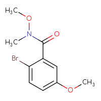 Chemical structure of 2-bromo-N,5-dimethoxy-N-methylbenzamide - CSSB00000153830