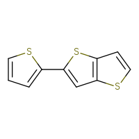 Chemical structure of 2-{thieno[3,2-b]thiophen-2-yl}thiophene - CSSB06583412280