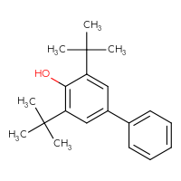 Chemical structure of 3,5-di-tert-butyl-[1,1'-biphenyl]-4-ol - CSSB00015257665