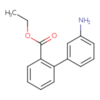 Chemical structure of ethyl 3'-amino-[1,1'-biphenyl]-2-carboxylate - CSSB06581111806