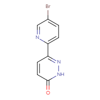 Chemical structure of 6-(5-bromopyridin-2-yl)-2,3-dihydropyridazin-3-one - CSSB00019821648