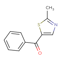 Chemical structure of 5-benzoyl-2-methyl-1,3-thiazole - CSSB00014328418