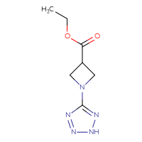 Chemical structure of ethyl 1-(2H-1,2,3,4-tetrazol-5-yl)azetidine-3-carboxylate - CSSB00156059451