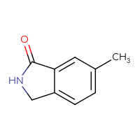 Chemical structure of 6-methyl-2,3-dihydro-1H-isoindol-1-one - CSSB00000091813