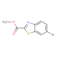 Chemical structure of methyl 6-bromo-1,3-benzothiazole-2-carboxylate - CSSB00010167800