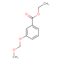 Chemical structure of ethyl 3-(methoxymethoxy)benzoate - CSSB00010878439