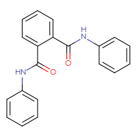 Chemical structure of N1,N2-diphenylbenzene-1,2-dicarboxamide - CSSB00000082113