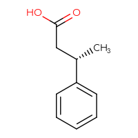 Chemical structure of (3S)-3-phenylbutanoic acid - CSSB00009815239