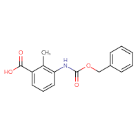 Chemical structure of 3-{[(benzyloxy)carbonyl]amino}-2-methylbenzoic acid - CSSB00011780413