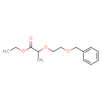 Chemical structure of ethyl 2-[2-(benzyloxy)ethoxy]propanoate - CSSB02125757409