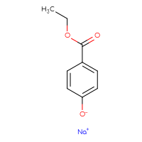 Chemical structure of sodium 4-(ethoxycarbonyl)benzen-1-olate - CSSB00000031783