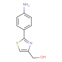 Chemical structure of [2-(4-aminophenyl)-1,3-thiazol-4-yl]methanol - CSSB00010173398