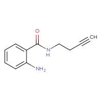 Chemical structure of 2-amino-N-(but-3-yn-1-yl)benzamide - CSSB00011978462
