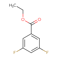 Chemical structure of ethyl 3,5-difluorobenzoate - CSSB00000171689